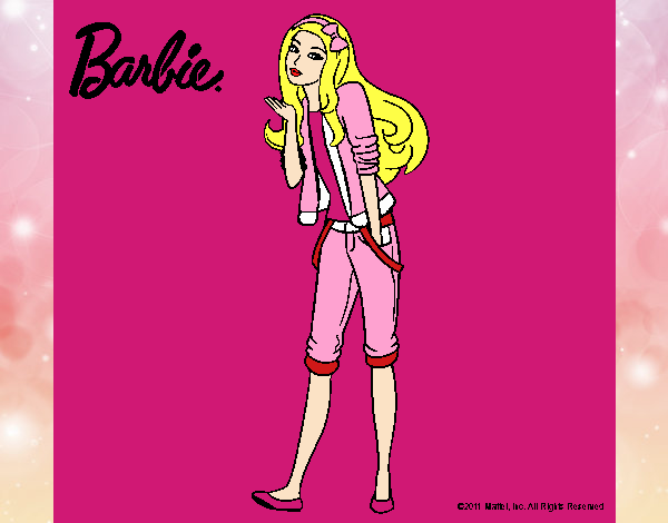 Barbie con look casual