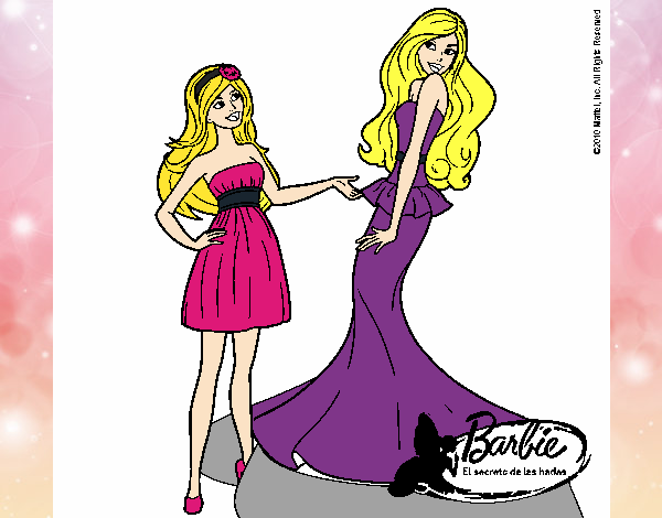 los dibujos de barbie son geniales