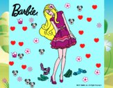 Barbie y su colección de zapatos