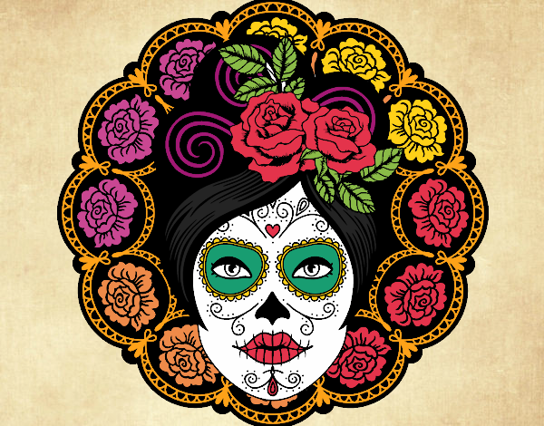 Calavera mejicana femenina