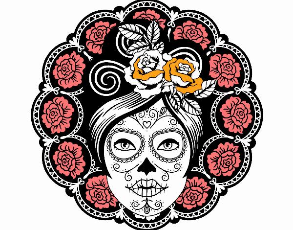 Calavera mejicana femenina