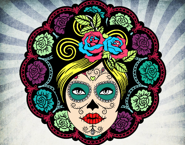 Calavera mejicana femenina