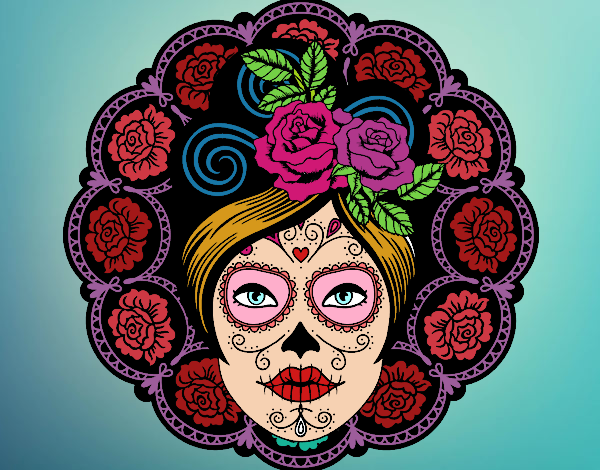 Calavera mejicana femenina