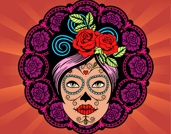 Calavera mejicana femenina