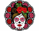 Dibujo Calavera mejicana femenina pintado por maria20042