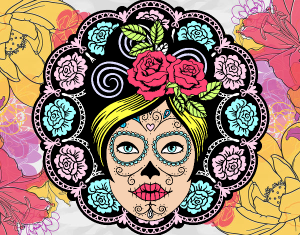 Calavera mejicana femenina