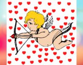 Cupido volando