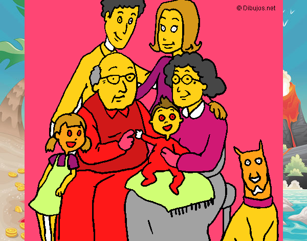 Dibujo Familia pintado por Esti8