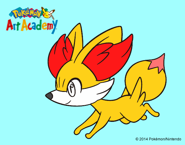 Fennekin corriendo