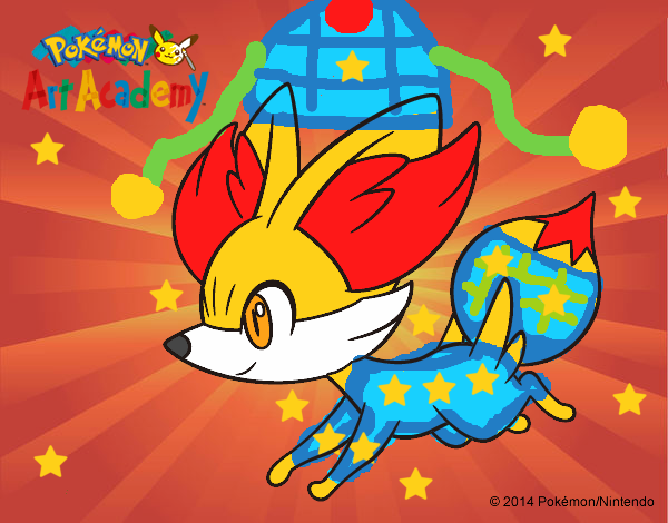 Fennekin corriendo