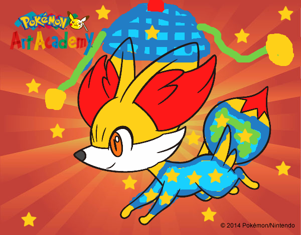 Fennekin corriendo