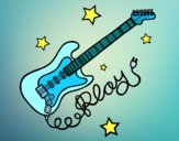 Guitarra y estrellas