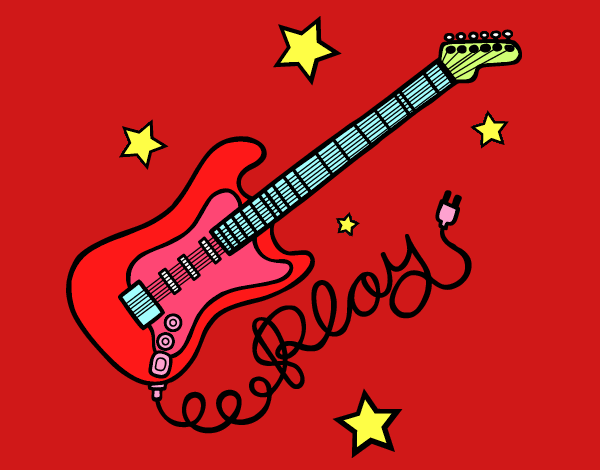 Guitarra y estrellas