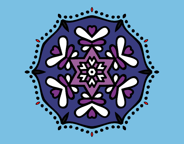 Mandala simétrica