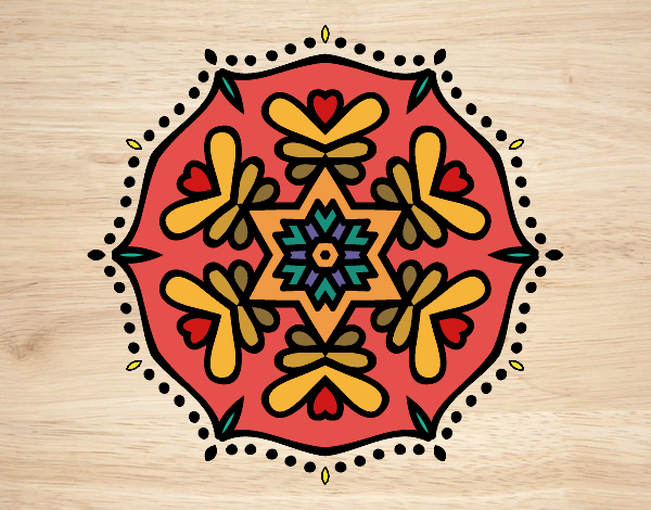 Mandala simétrica