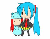 Miku y Kasane Chibi