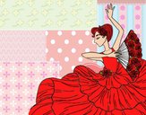 Mujer flamenca