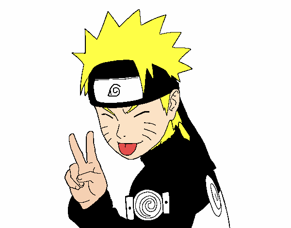 Naruto sacando lengua