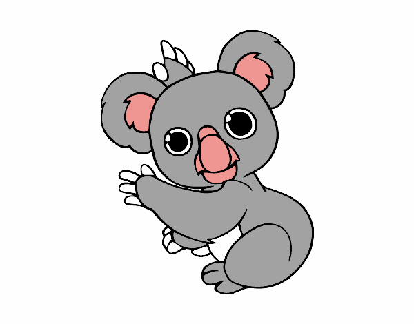 Dibujo Un Koala pintado por maria20042