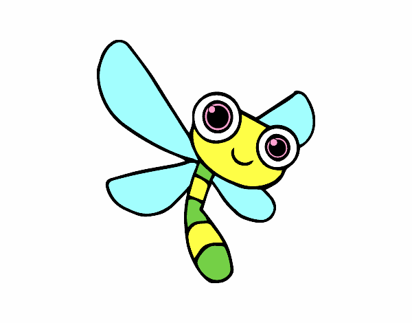 Dibujo Una libélula pintado por 24609258