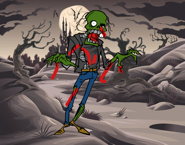 Zombie horripilante