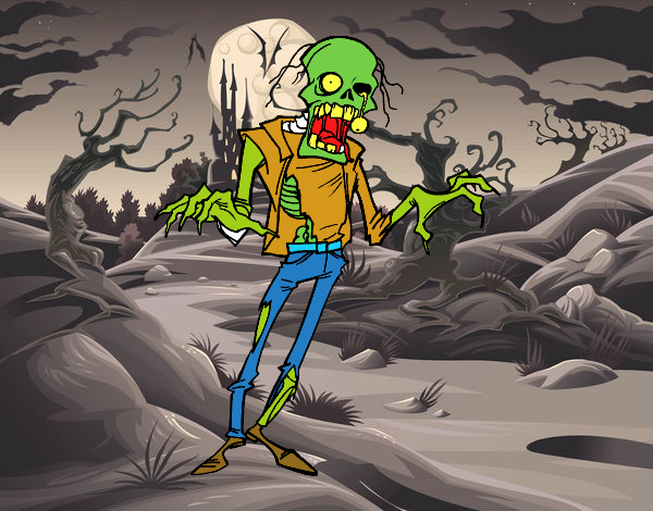 Zombie horripilante