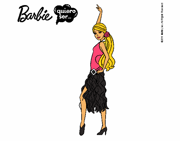 Barbie flamenca