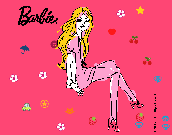 Barbie sentada