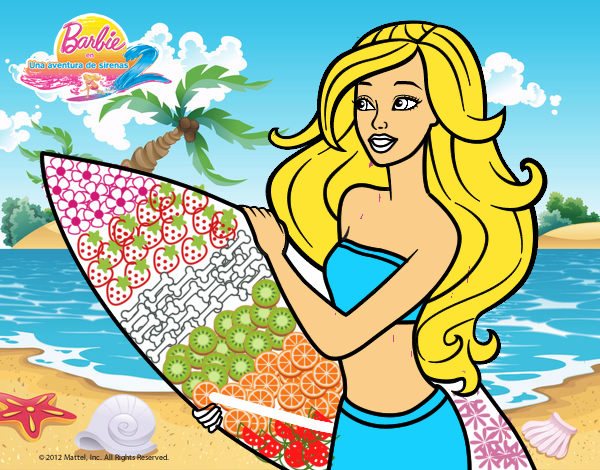 Barbie va a surfear