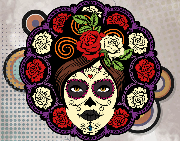 Calavera mejicana femenina