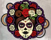 Calavera mejicana femenina