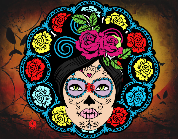 Calavera mejicana femenina