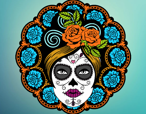 Calavera mejicana femenina