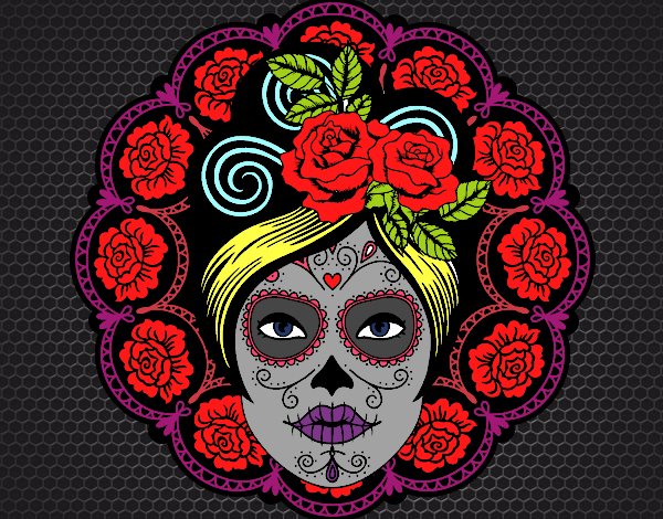 Calavera mejicana femenina