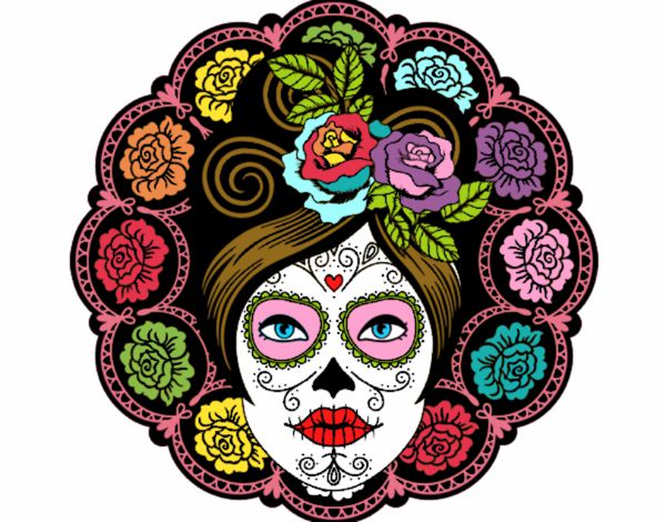 Calavera mejicana femenina