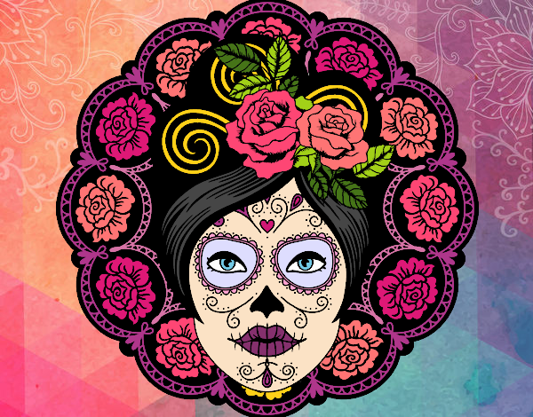 Calavera mejicana femenina