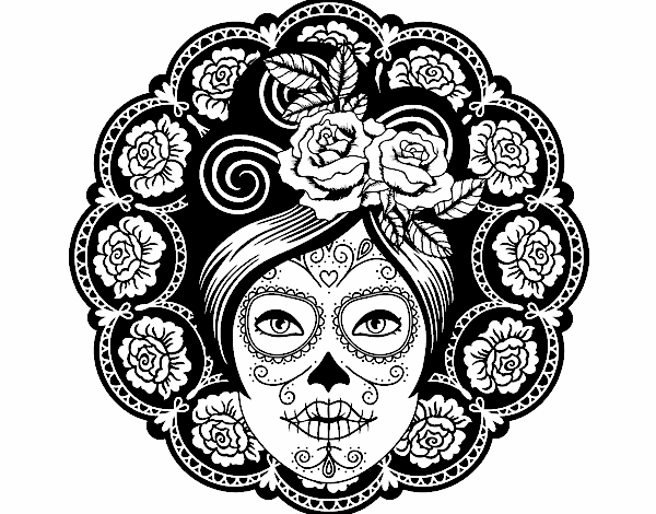 Calavera mejicana femenina