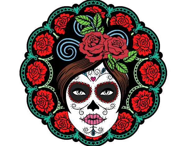 Calavera mejicana femenina