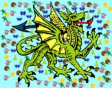 Dragón agresivo