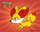 Fennekin corriendo