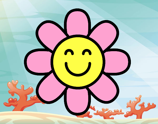 flor con carita feliz 2
