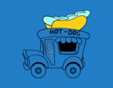 Food truck de perritos calientes