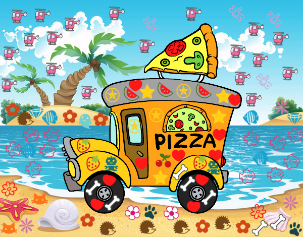 Food truck de pizza