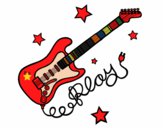 Guitarra y estrellas