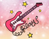 Guitarra y estrellas