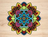 Dibujo Mandala decorativa pintado por juanmaria