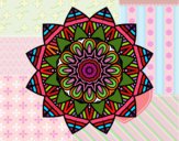 Dibujo Mandala frutal pintado por gabymm