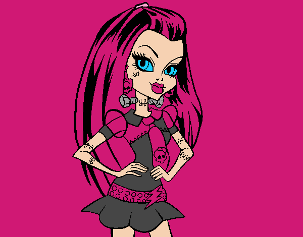 Dibujo Monster High Frankie Stein pintado por mmartin