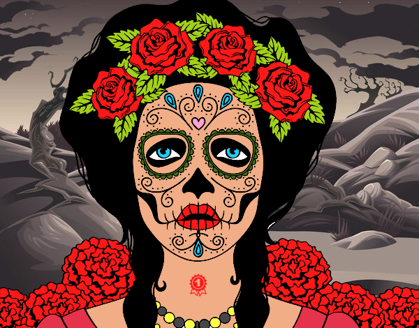 Mujer calavera mejicana