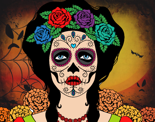 Mujer calavera mejicana